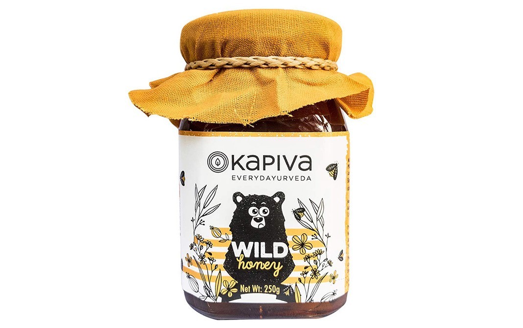 Kapiva Wild Honey    Glass Jar  250 grams